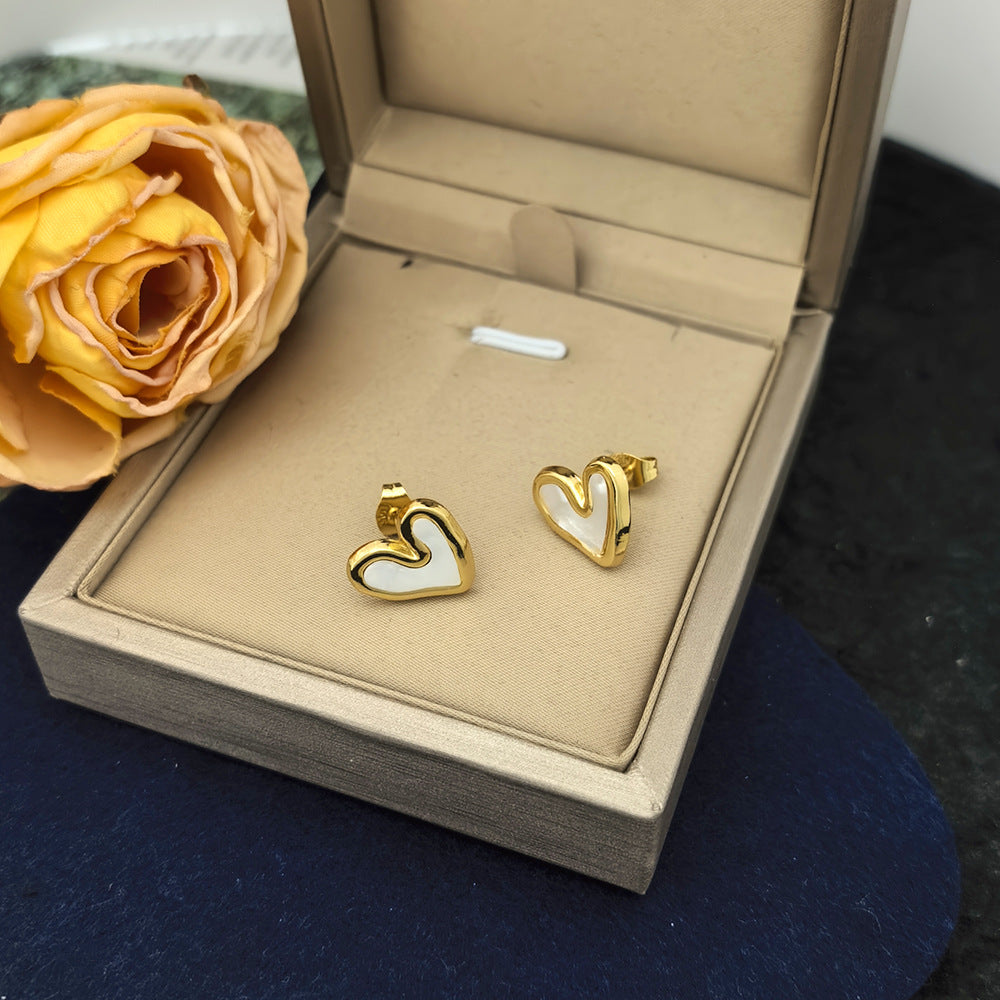 "Abstrakt kärlek" örhänge