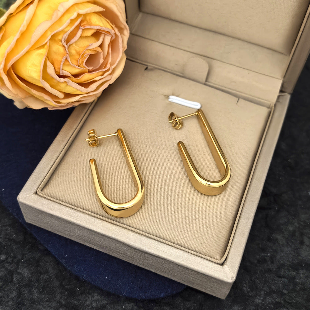 "Abstrakt kärlek" örhänge