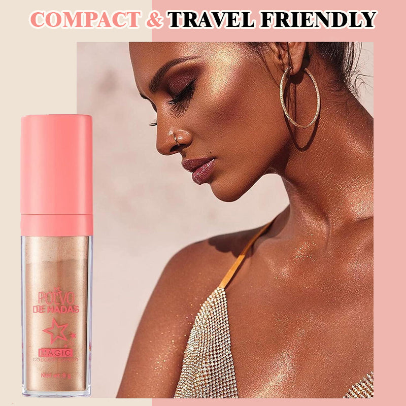 Glödgande puder för highlighter