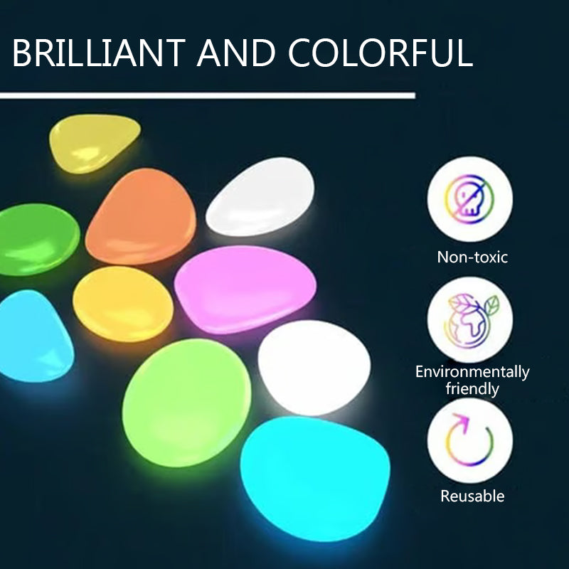 🔥Köp 1000 få 1000 gratis🔥Lysande stenar för trädgård och heminrednin