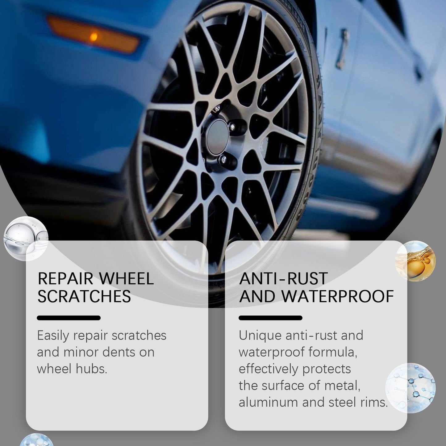 ✨ 50 % RABATT JUST NU! 🚗 Magisk reparationspenna för repor på bilen – Fixa repor på fälgarna på några minuter – Permanent formula som inte rinner