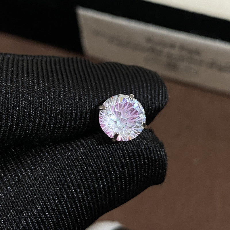 🌈Fyrverkerislipade färgskiftande zirkoniumtitaniumstålörhängen – allergivänliga och sömnvänliga