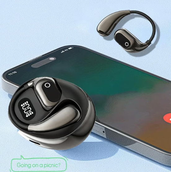 MS190 Översättningshörlurar, stödjer realtidsöversättning på 156 språk med app, Bluetooth 5.3-hörlurar