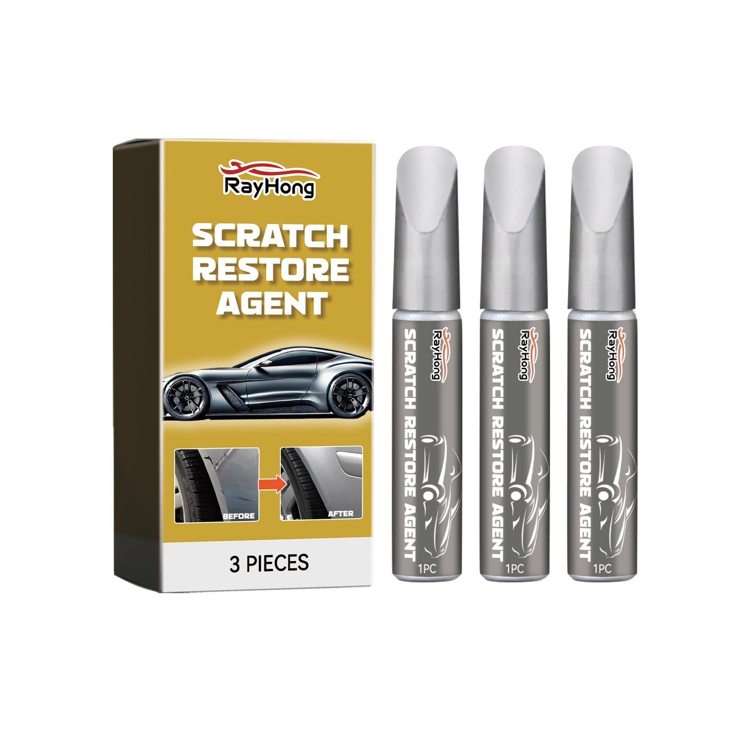 ✨ 50 % RABATT JUST NU! 🚗 Magisk reparationspenna för repor på bilen – Fixa repor på fälgarna på några minuter – Permanent formula som inte rinner