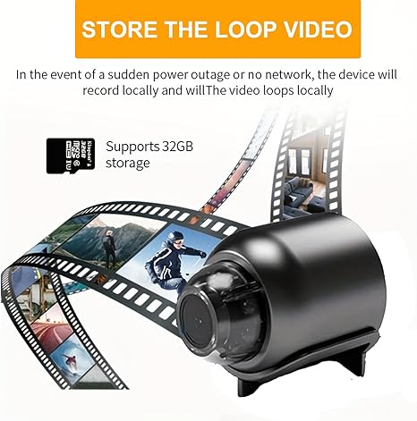 🔥Trådlösa dolda kameror, kompakta inomhus- och utomhuskameror med fjärrövervakningsfunktion.