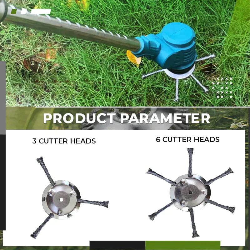 🔥 Utbytbart skärhuvud till gräsklippare/trimmer – skärhuvud i stål för gräsklippning 🌿✂️