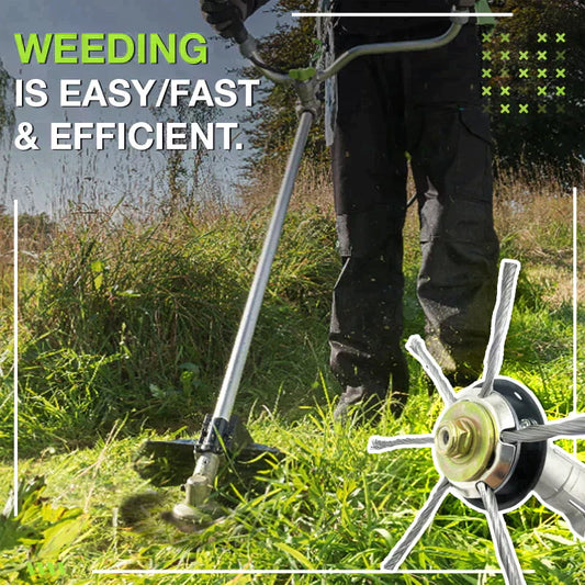 🔥 Utbytbart skärhuvud till gräsklippare/trimmer – skärhuvud i stål för gräsklippning 🌿✂️