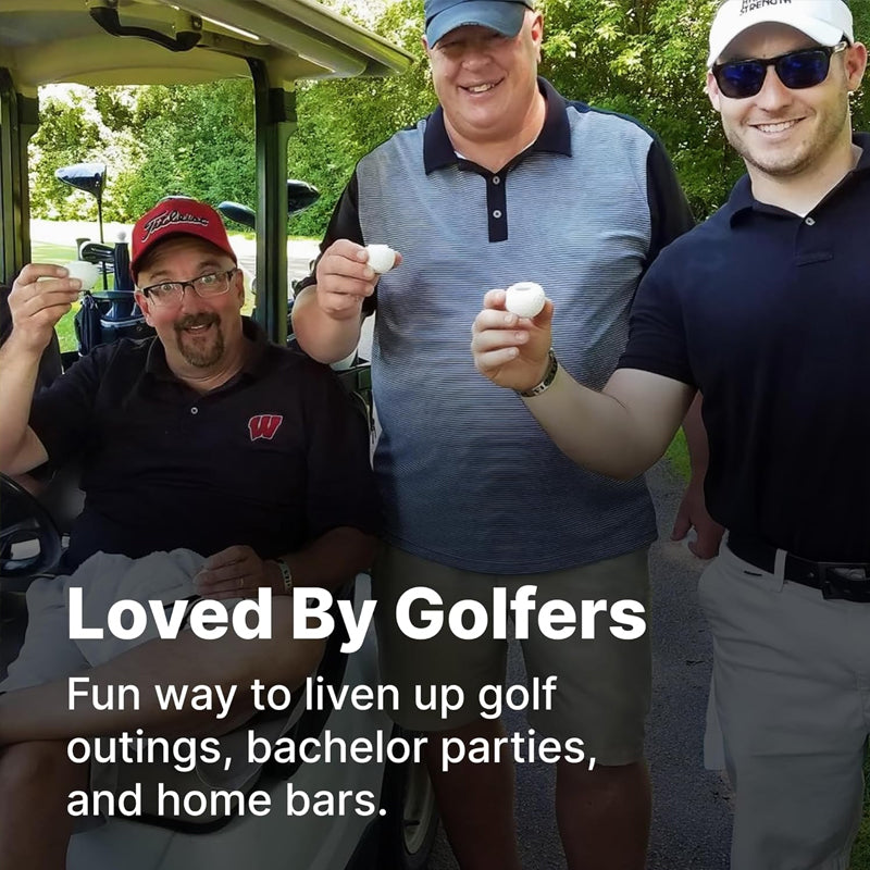 Kreativt Golfbollformat Snapsglas/Creative Golf Ball Shaped Shot Glass