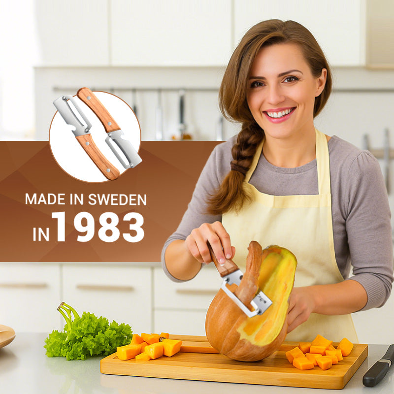 🥕 KÖP 2 FÅ 1 GRATIS! 🔥 Multifunktionell grönsaksskalare för köket – blad i rostfritt stål, ergonomiskt handtag och perfekt för frukt och grönsaker ✨