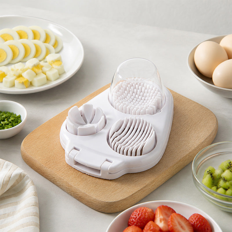 3-i-1 multifunktionell äggskärare och tärnare – perfekt för sallader och garneringar 🥚