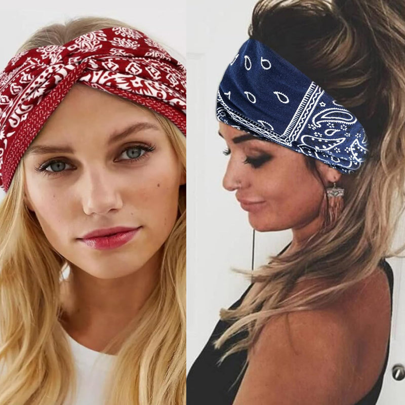 Bohemiskt stretchband med paisleymönster