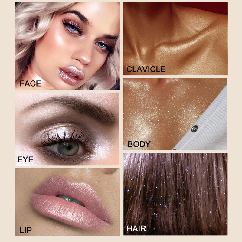 Glödgande puder för highlighter