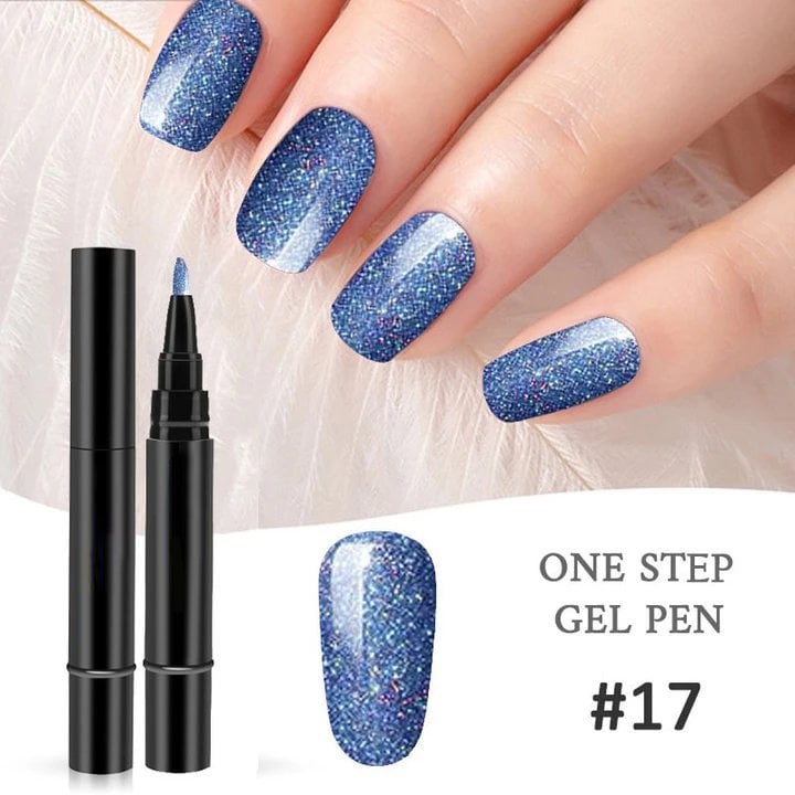 💅 Tidsbegränsat erbjudande✨ Gel-nagellackpenna för enklare applicering🎨 Gratis minilampa för UV-torkning