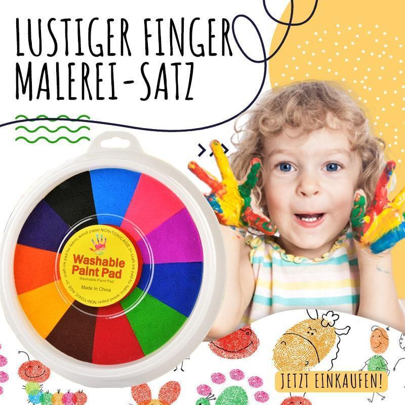 (Kindertagsaktion-50%) Lustiges Finger-Malen-Set