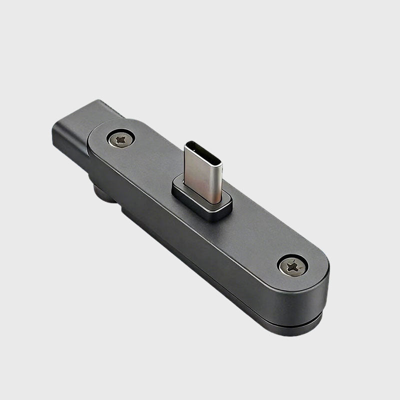 2-i-1 laddningskabel med 240W SuperCharge, 360° roterbart & osynligt stativ, avtagbar design