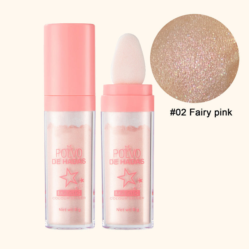 Glödgande puder för highlighter