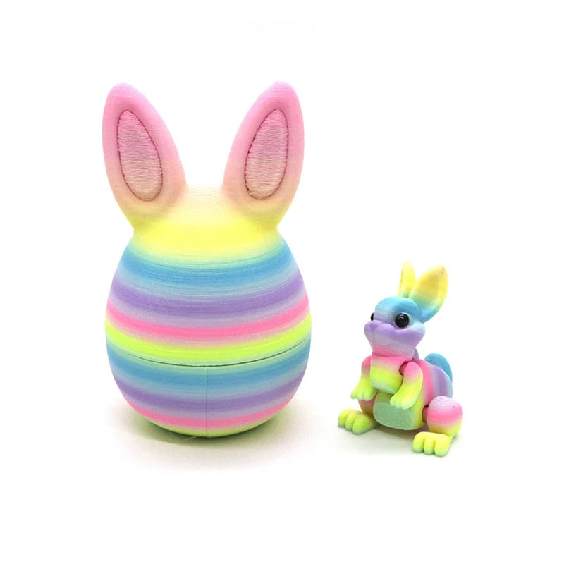 Påskprydnadsägg – Artikulerad kanin för samlare 🎁🌷 [Julspecial