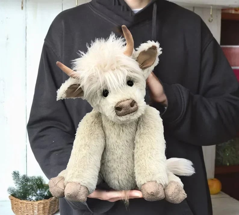 🐏Skotsk handgjord Highland cattl