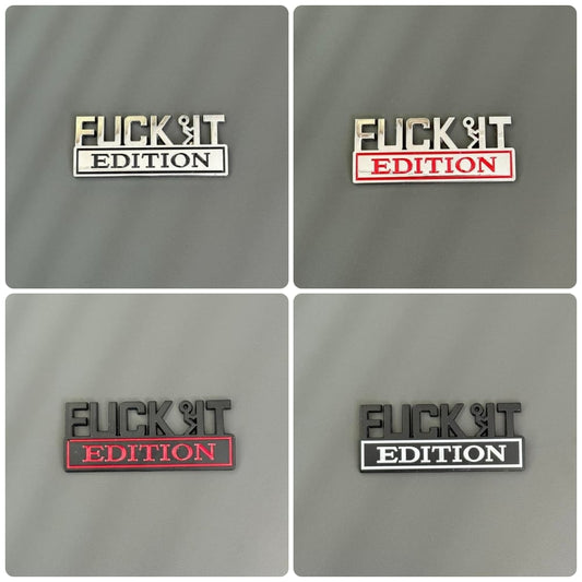 🚗💨 F*CK IT Edition-emble