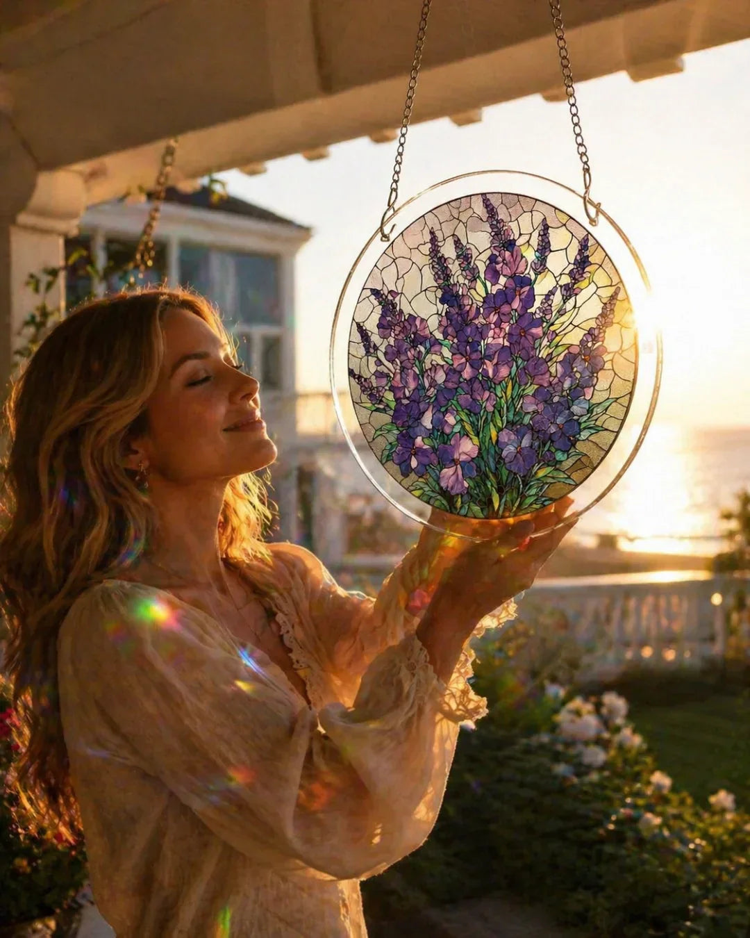 💖🎁Sista dagen i rean 🔥Över 50 000 sålda!🪟🕊️Pussel i akryl med solfångare – 80 bitar