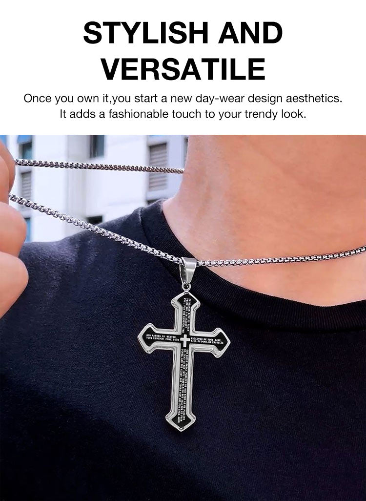 ✝️ Korshalsband med ”Fader vår” – Unise