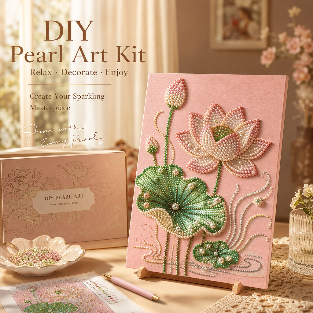 🎨 Pärlkonst-kit för hemmabruk