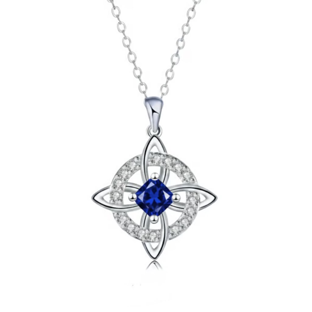 Ett mystiskt halsband med födelsesten och häxknut – Naturlig kristall 🔮💞 Skydda dina nära och kära