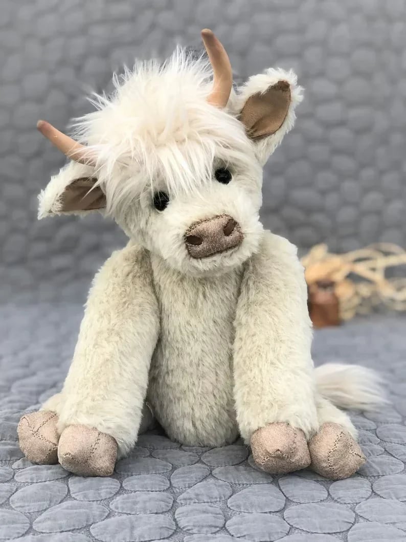 🐏Skotsk handgjord Highland cattl