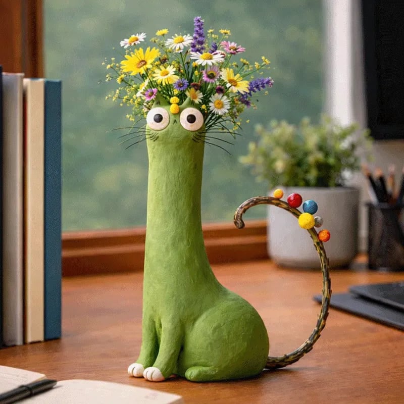 Vase med djurmotiv
