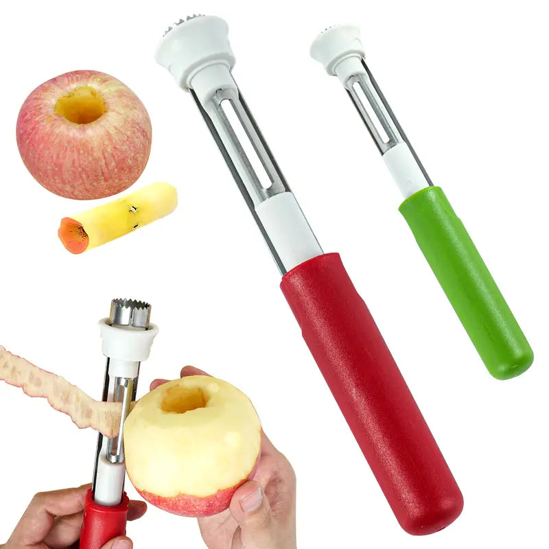 ⏳Tidsbegränsat erbjudande⏰2-i-1-frukturkärnare och skalare – Rostfritt stål – Över 95 000 sålda – perfekt för snabb fruktförberedelse – enkel att använda och rengöra ✨🥧
