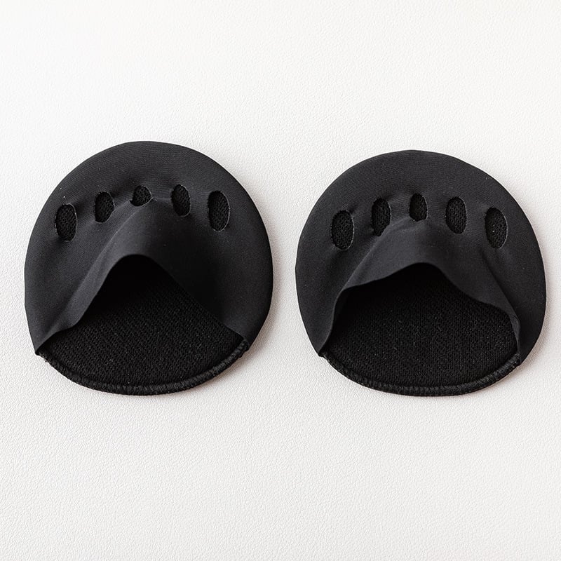 👠✨ Femtåiga framfotsskydd för kvinnor | Stötdämpande inlägg för höga klackar | Svart/Beig