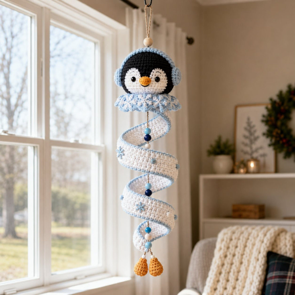 ☃️Sista dagen med 50 % rabatt – Sätt igång och virka en snögubbe i spiralform