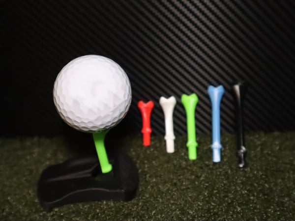 Turf Base V3 - Turf-tee för konstgräs --- Innehåller förskurna tees i olika storlekar (flerpack