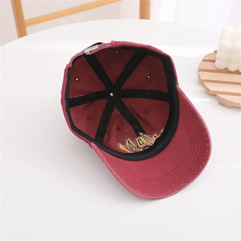 🚜Baseballkeps med grävmaskinmotiv för småbarn