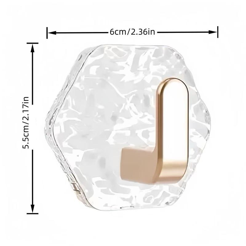 🏆SISTA DAGENS REA – 50 % RABATT!!🎁🔥Självhäftande krokar i hexagonform – extra starka, vattentäta och rostfria✨ Ingen borrning • Starkt grepp • Enkel monterin