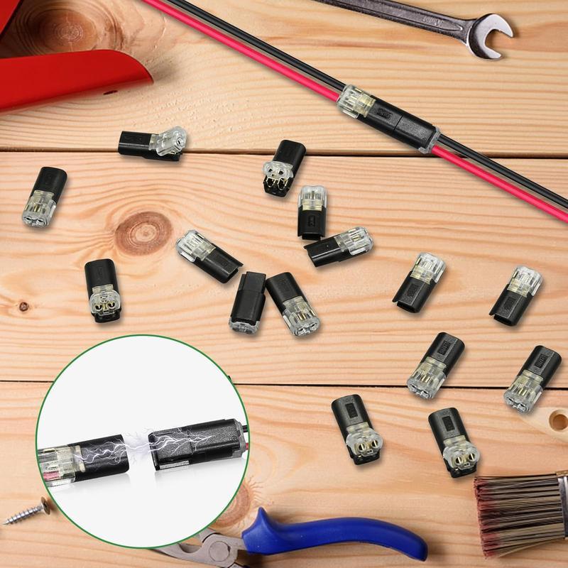 ⚡ 50% RABATT – SISTA DAGEN! 🔒 Dubbeltrådsanslutning med låsbygel – säker låsning, inga slirningar & stabila anslutningar – perfekt för elprojekt och snabba tester 🛠️
