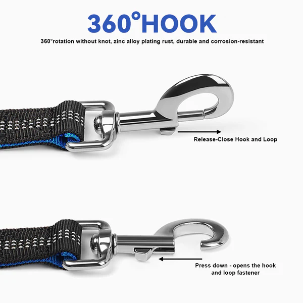 Löparmidjeväska med koppel för hund