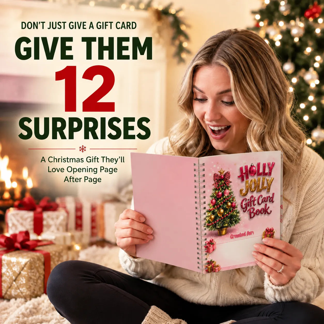 🎄 Album med julklappskort 🎁
