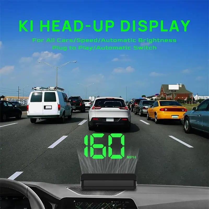 🔥🔥Head-up-display, GPS och digital hastighetsmätare för bile
