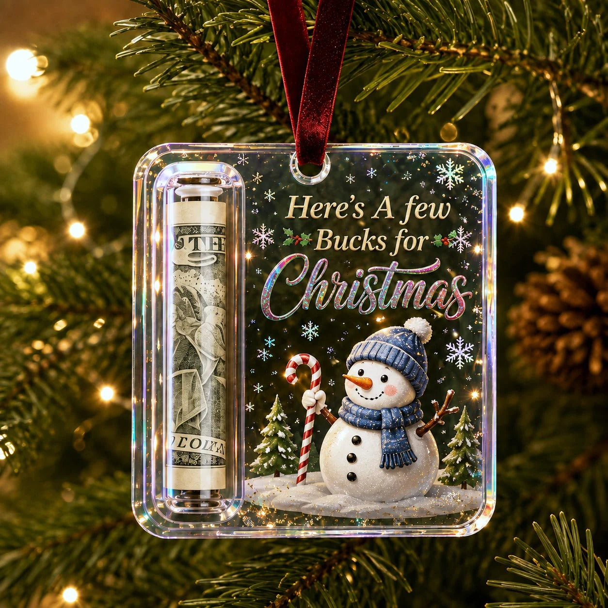 💵🎄 Julklappshängare med kontanter – Förvandla pengar till en julöverrasknin