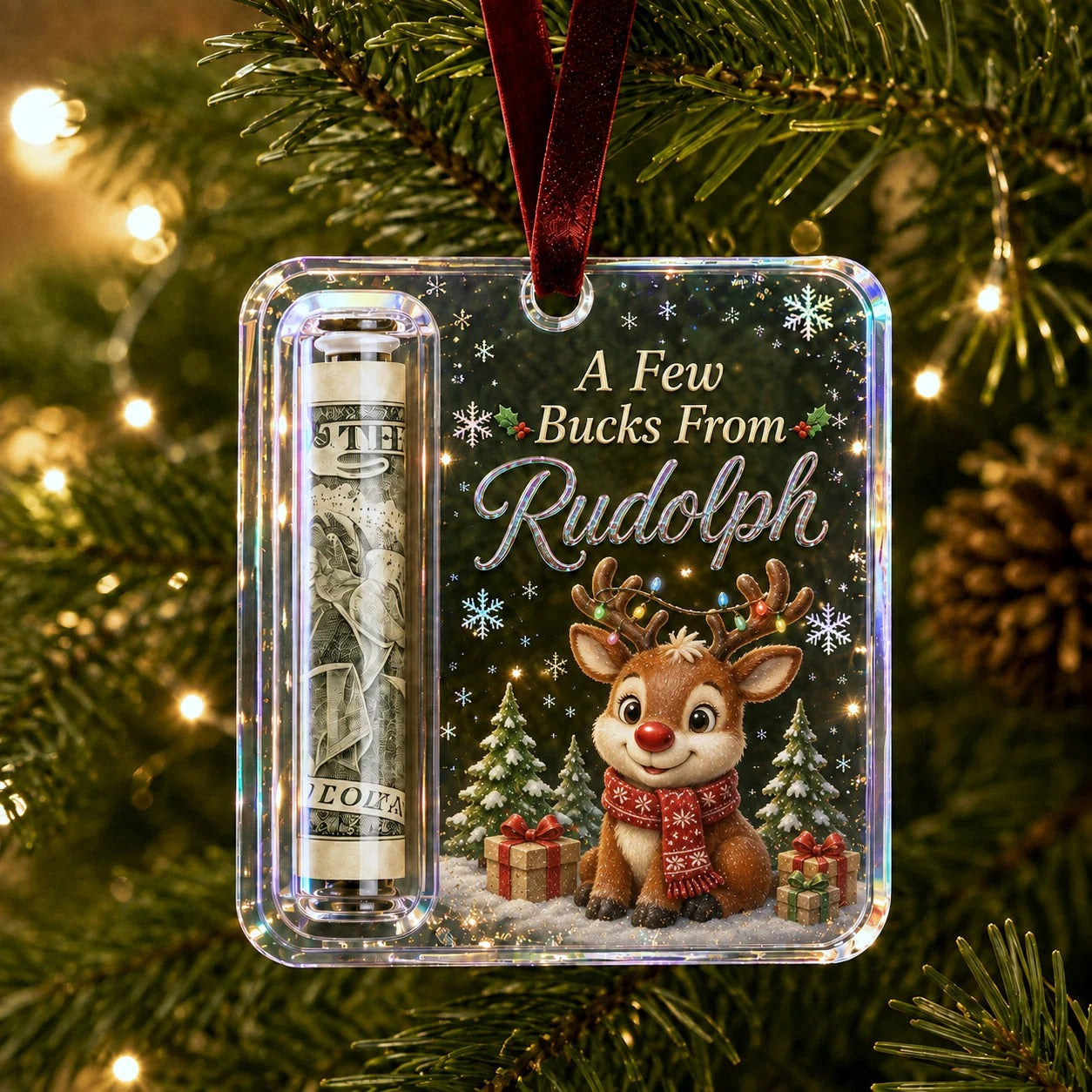 💵🎄 Julklappshängare med kontanter – Förvandla pengar till en julöverrasknin
