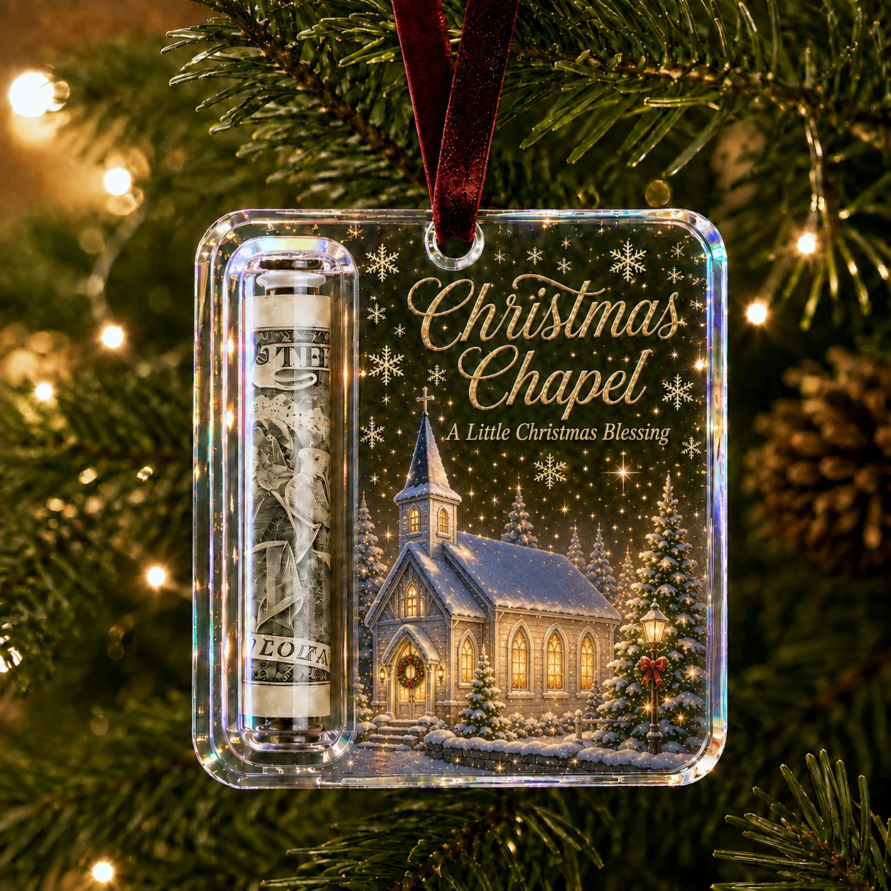 💵🎄 Julklappshängare med kontanter – Förvandla pengar till en julöverrasknin