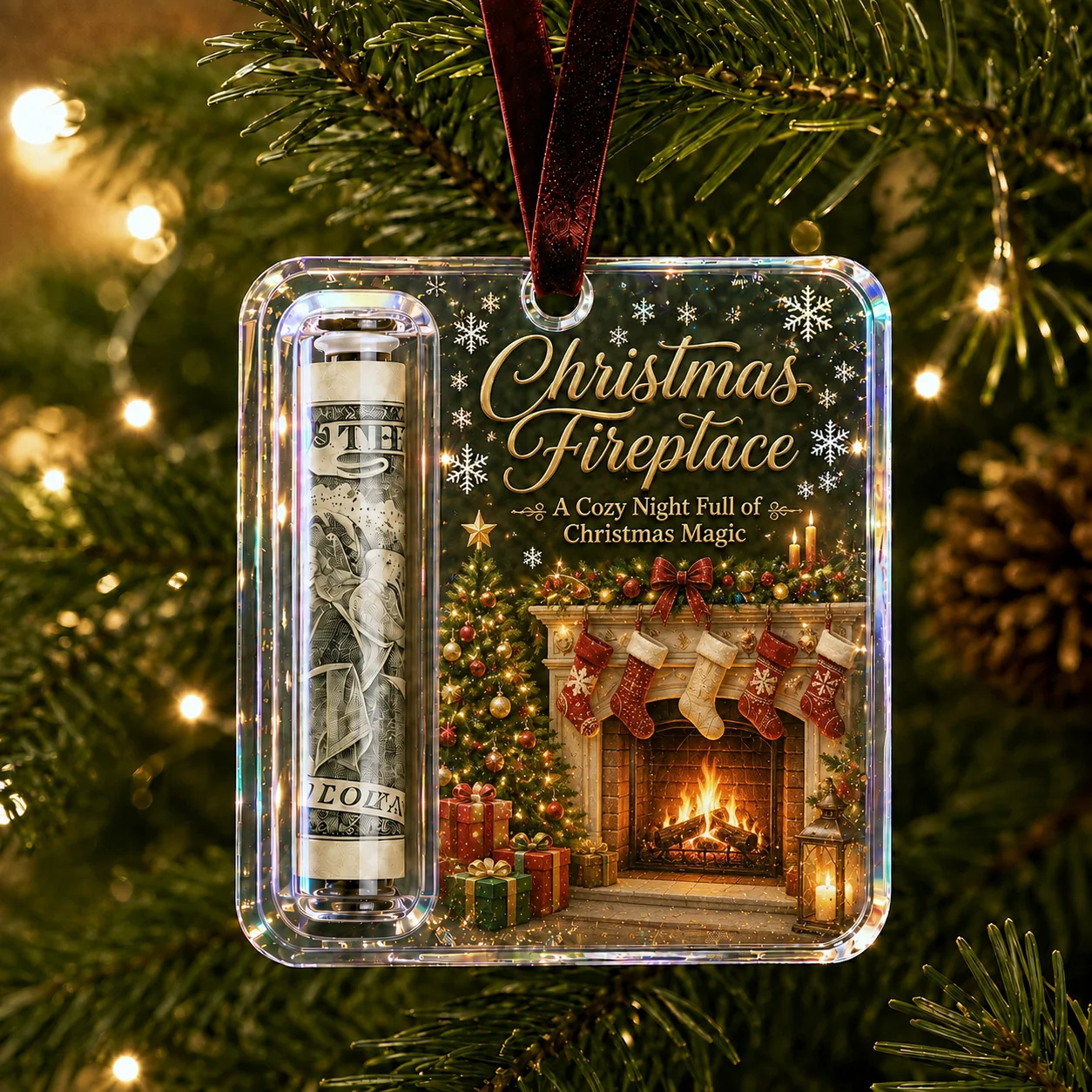 💵🎄 Julklappshängare med kontanter – Förvandla pengar till en julöverrasknin