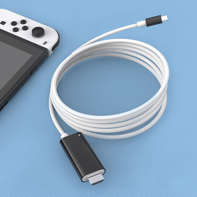 🔥50% RABATT NU! USB-C till HDMI-adapterkabel – streama, spela & ladda samtidigt – perfekt för Switch, mobil & surfplatta 📱💻📺