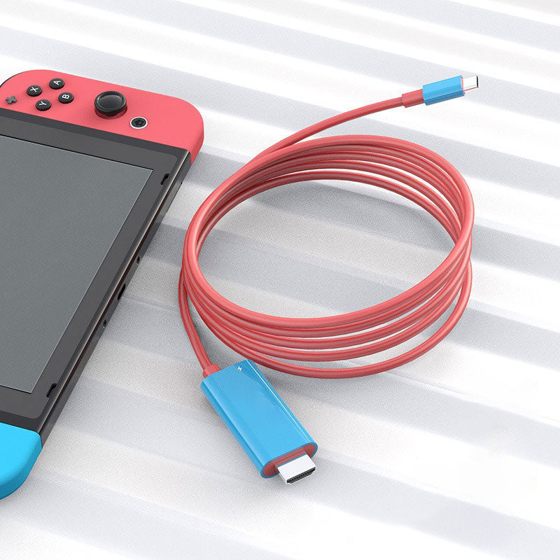 🔥50% RABATT NU! USB-C till HDMI-adapterkabel – streama, spela & ladda samtidigt – perfekt för Switch, mobil & surfplatta 📱💻📺
