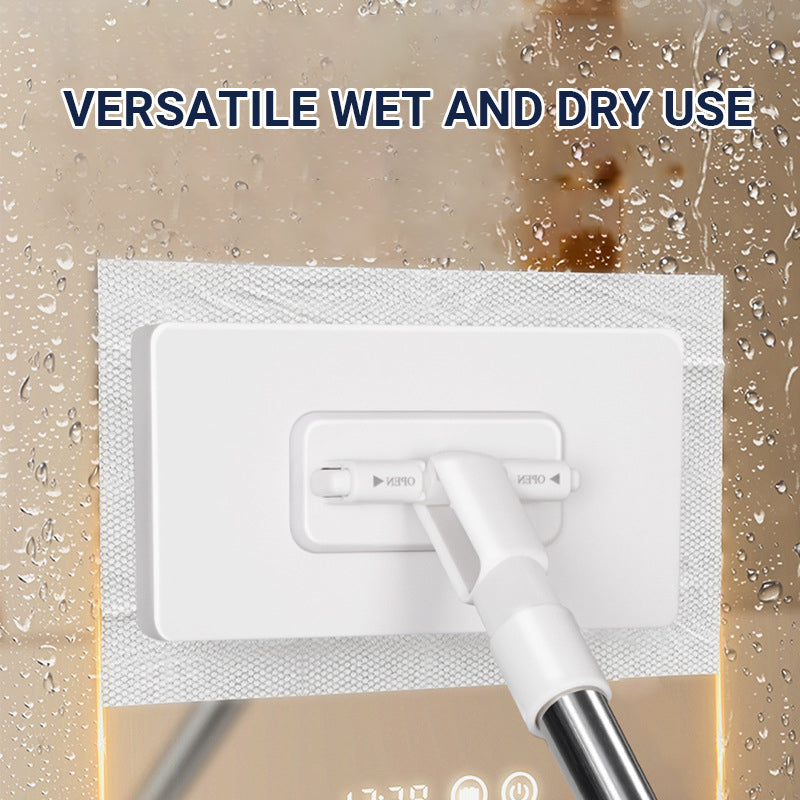 🔥 SISTA DAGEN MED REA – 50% RABATT! Engångsdammoppa med 4 återanvändbara dukar – hygienisk, praktisk & når överallt – perfekt för snabbstädning i hela hemmet 🧹✨