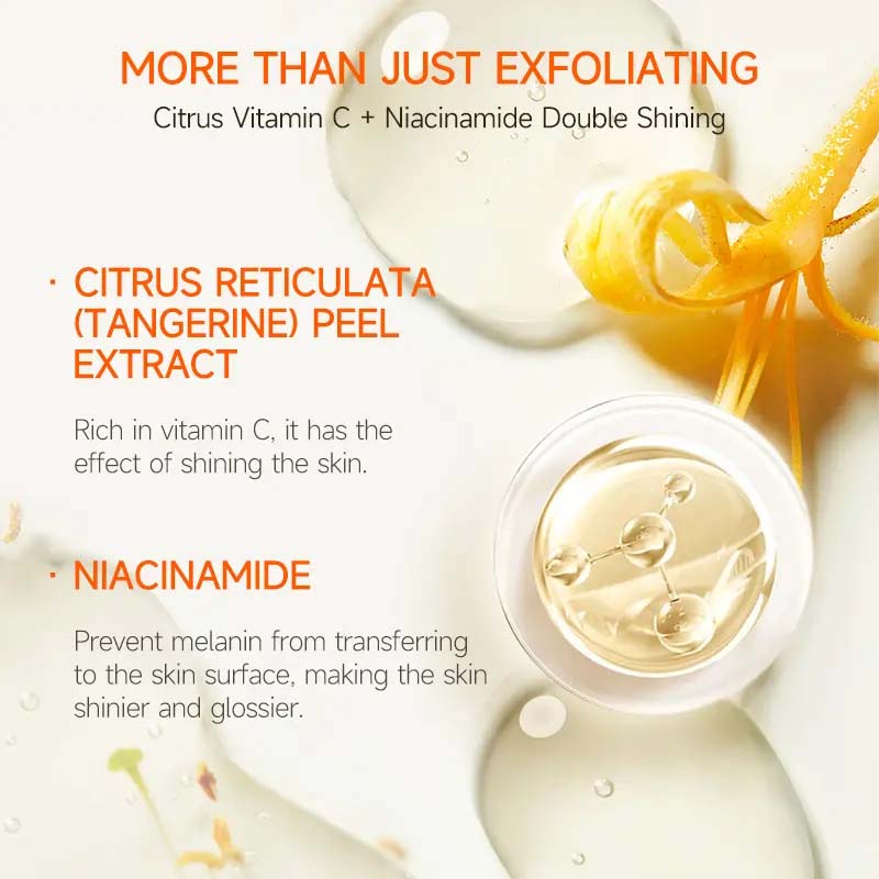 Återfuktande apelsinpeelinggel