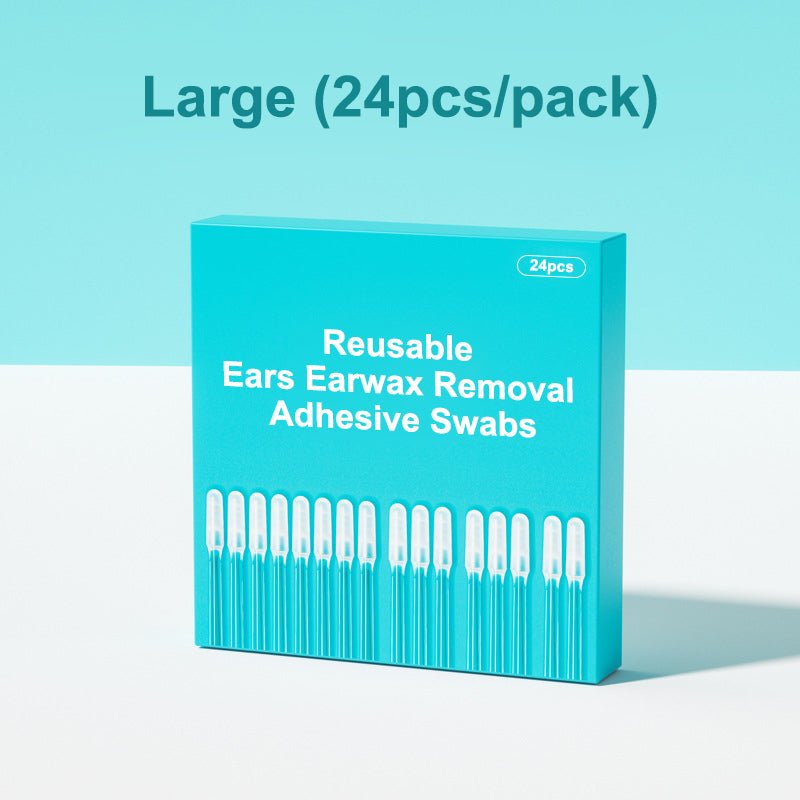 💞 2026 HETASTE REAN 👂🏻 50 000+ SÅLDA! 🏆 Återanvändbara öronrengöringspinnar med självhäftande spet