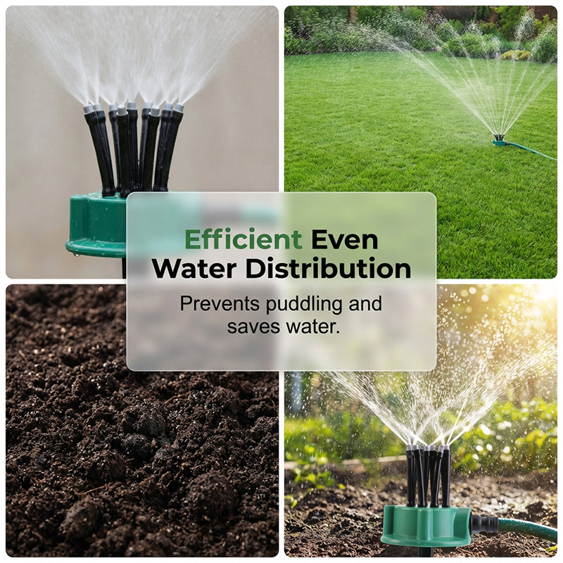 Sprinkler för precisionsbevattning med 360° täckning  Köp 2  få 1 GRATIS – du får 3!
