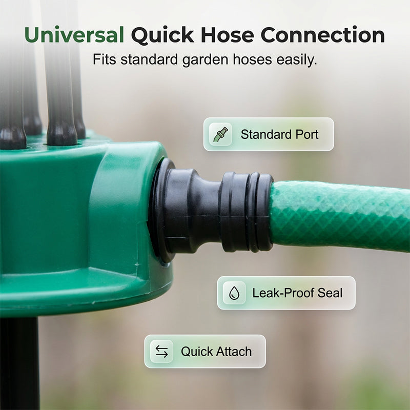 Sprinkler för precisionsbevattning med 360° täckning  Köp 2  få 1 GRATIS – du får 3!